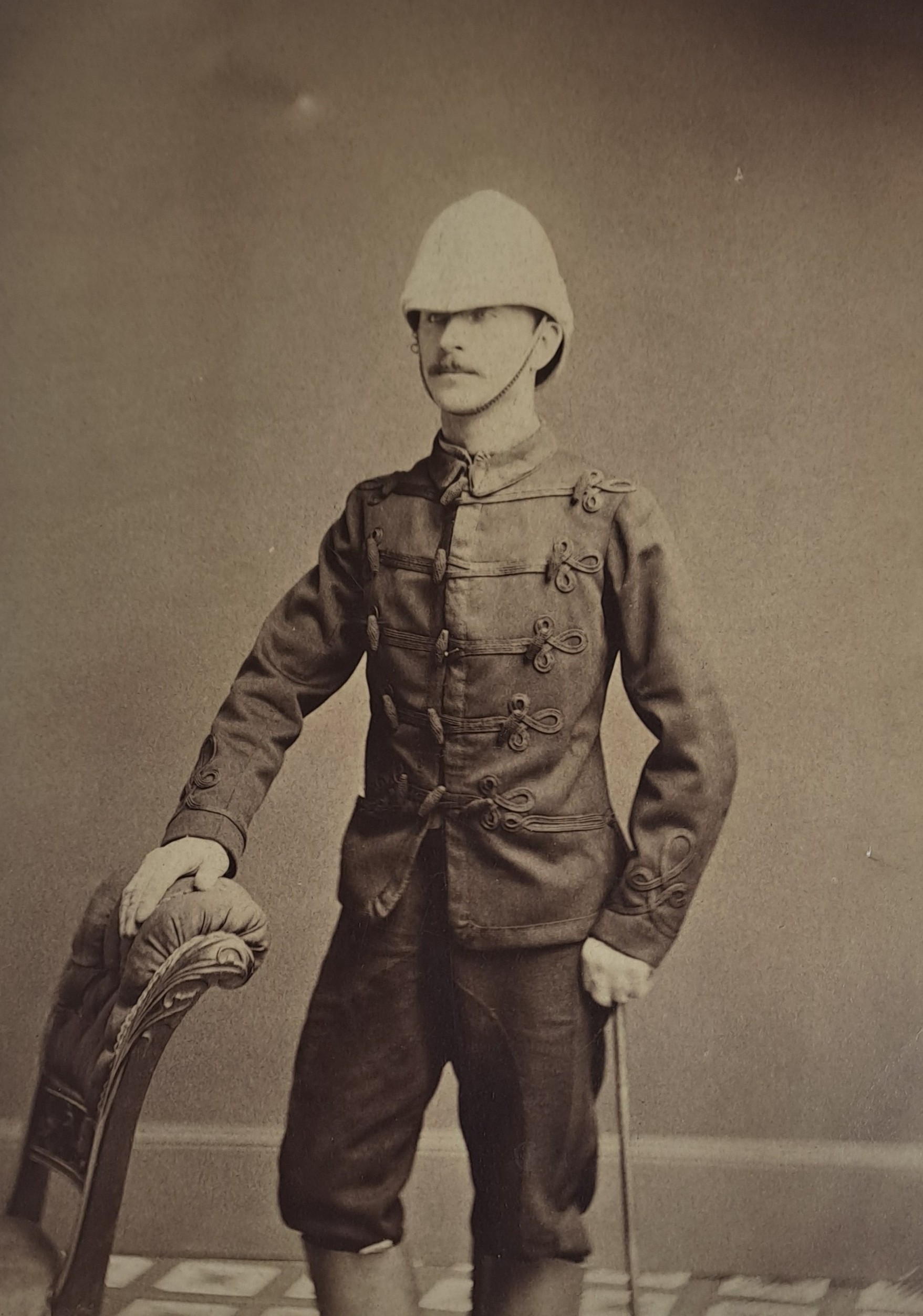 Le Prince Impérial en uniforme anglais